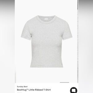 Aritzia sunday best little ribbed tshirt